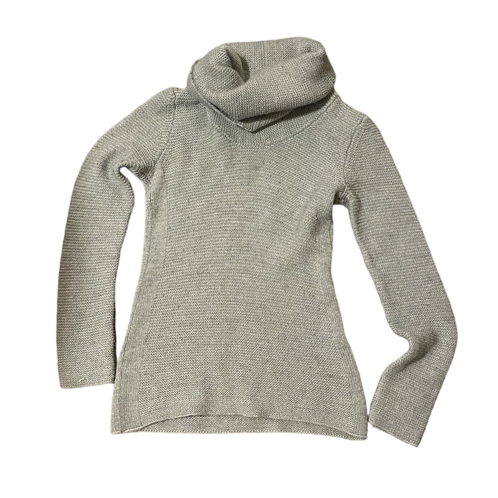 Banana Republic wool blend cowl neck gray sweater xs
